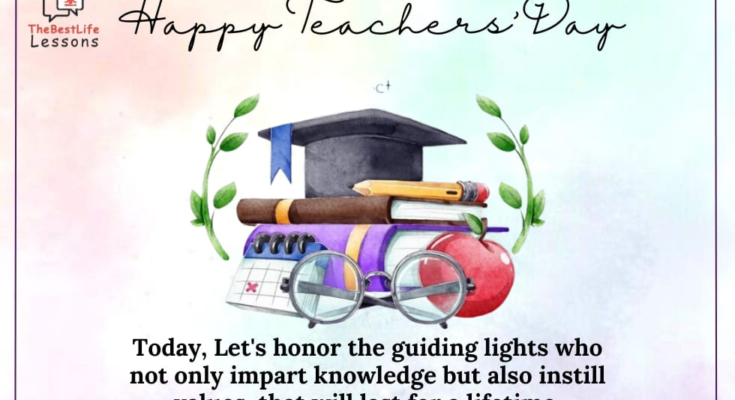 Teacher’s day celeberated on 5th September every year